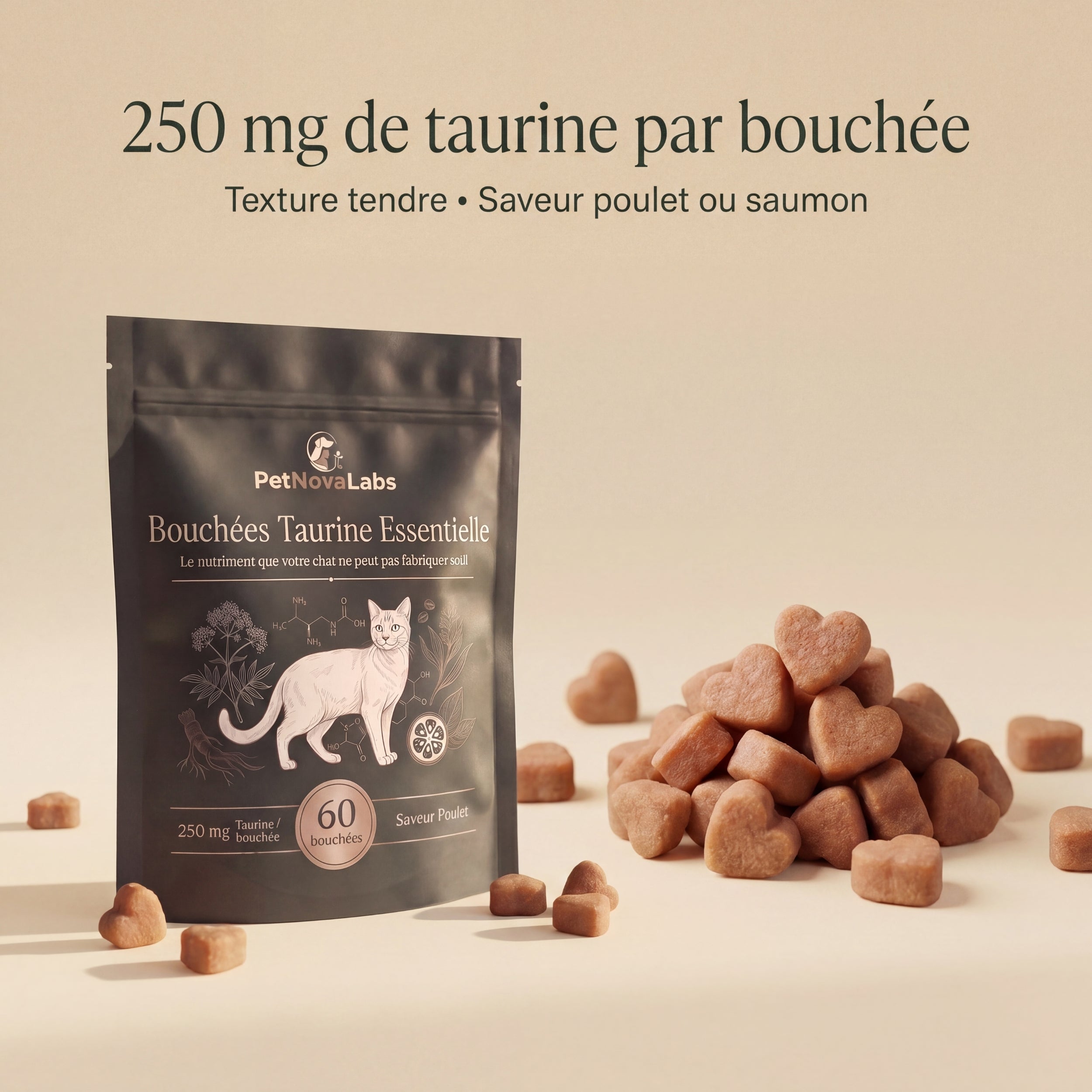 Bouchées Taurine Essentielle | PetNovaLabs